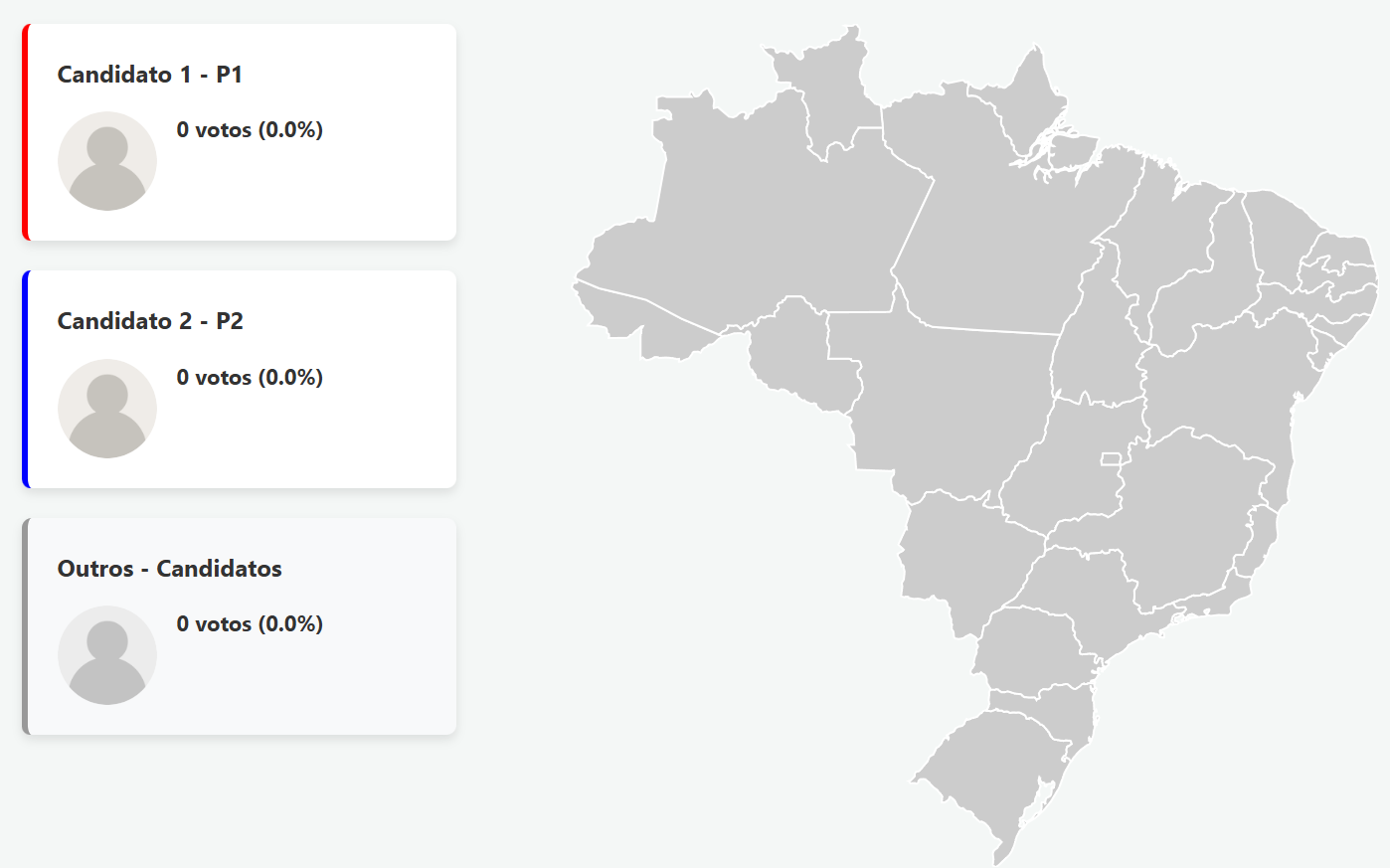 Preview do Projeto de Simulador de eleição